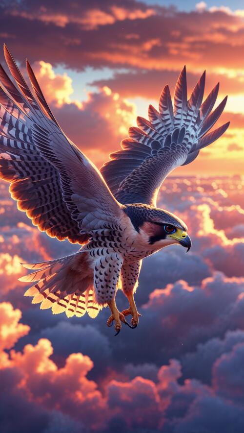 Stunning Falcon iPhone Background