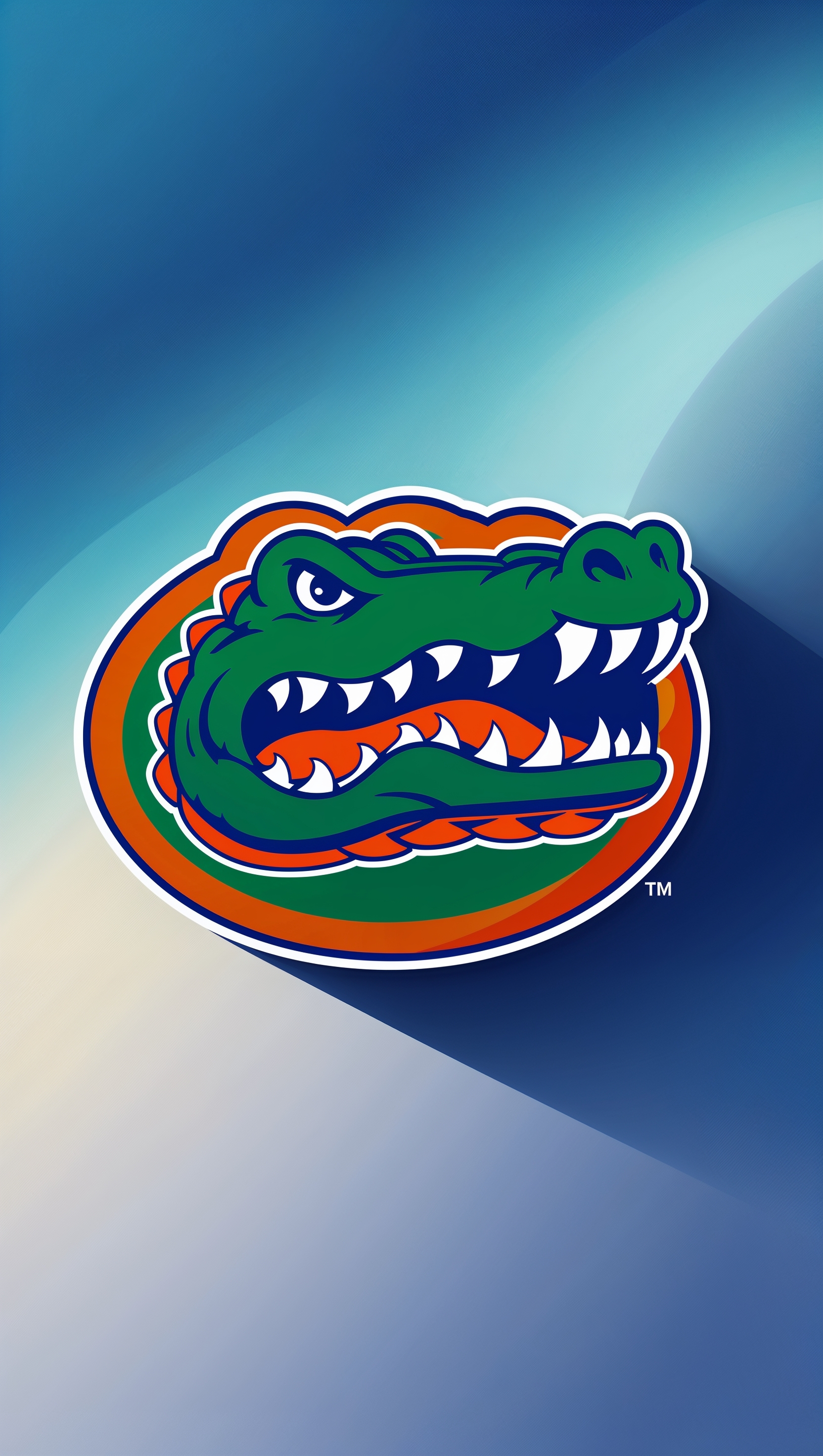 Modern style iPhone wallpaper design featuring Florida Gators