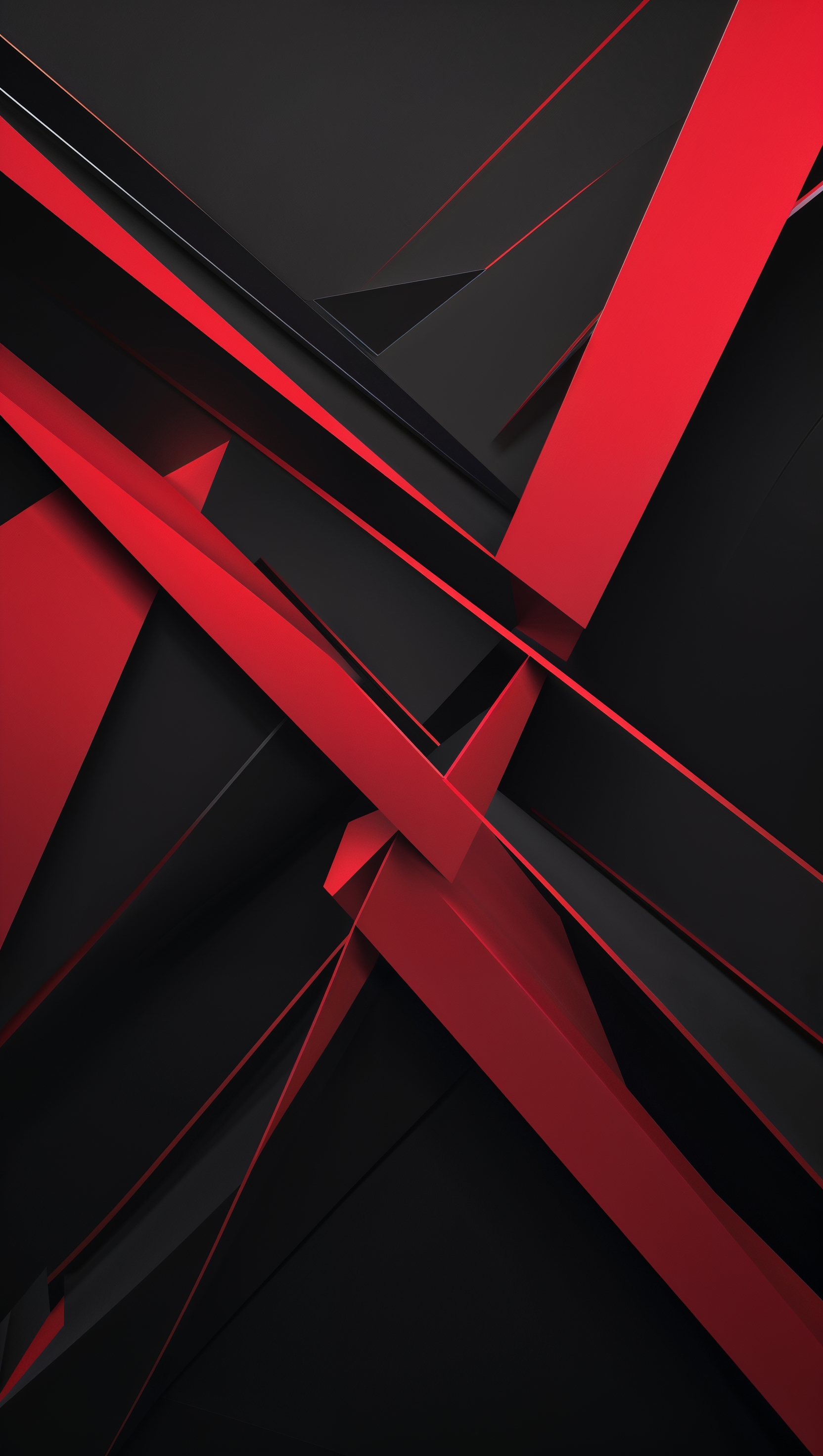 A gangster wallpaper with black and red colors and sharp design lines for iPhone