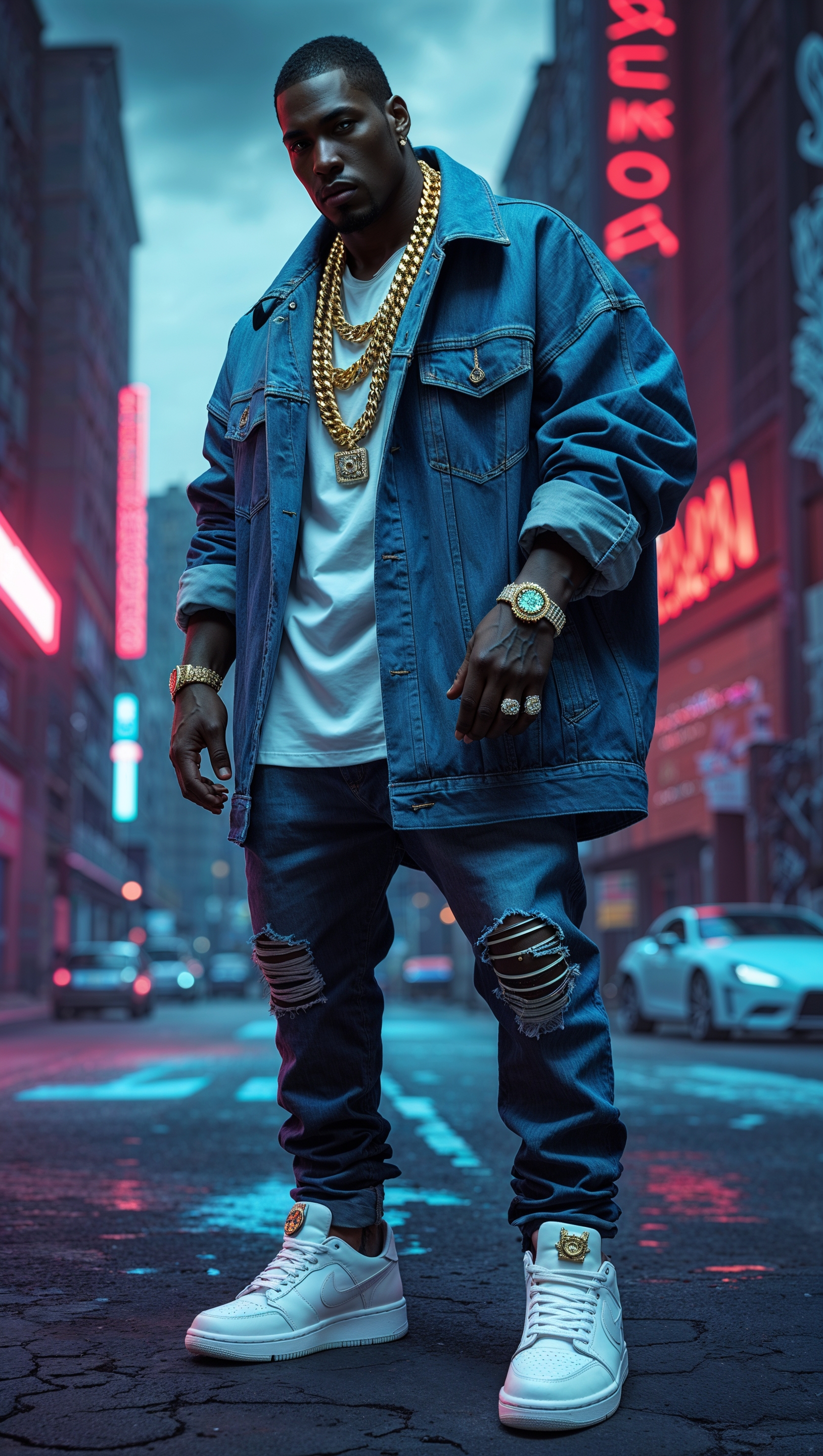 A gangster wallpaper with street fashion and style for iPhone