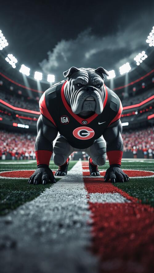 Georgia Bulldog Wallpaper for iPhone