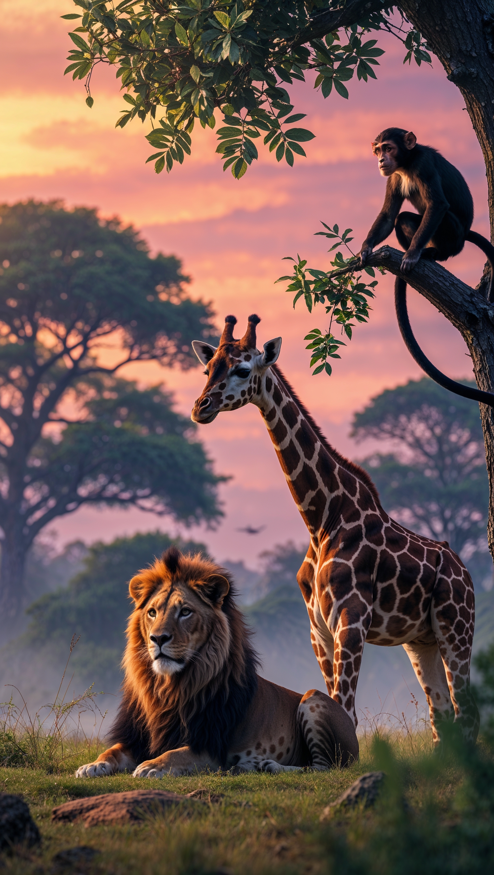 iPhone 11 Pro Max wallpaper featuring wild animals in nature