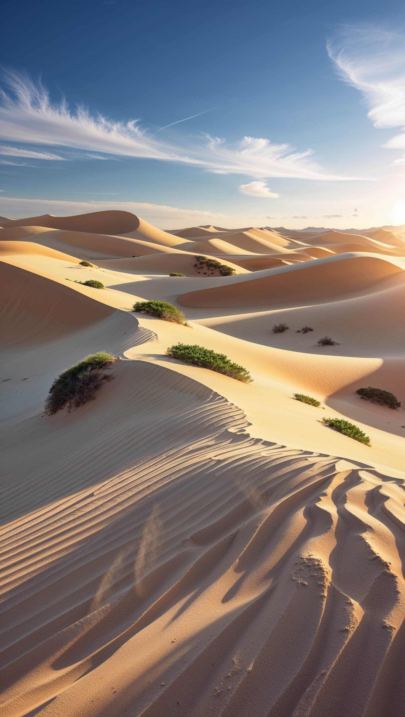 iPhone 11 Pro Max wallpaper showing desert with sand dunes