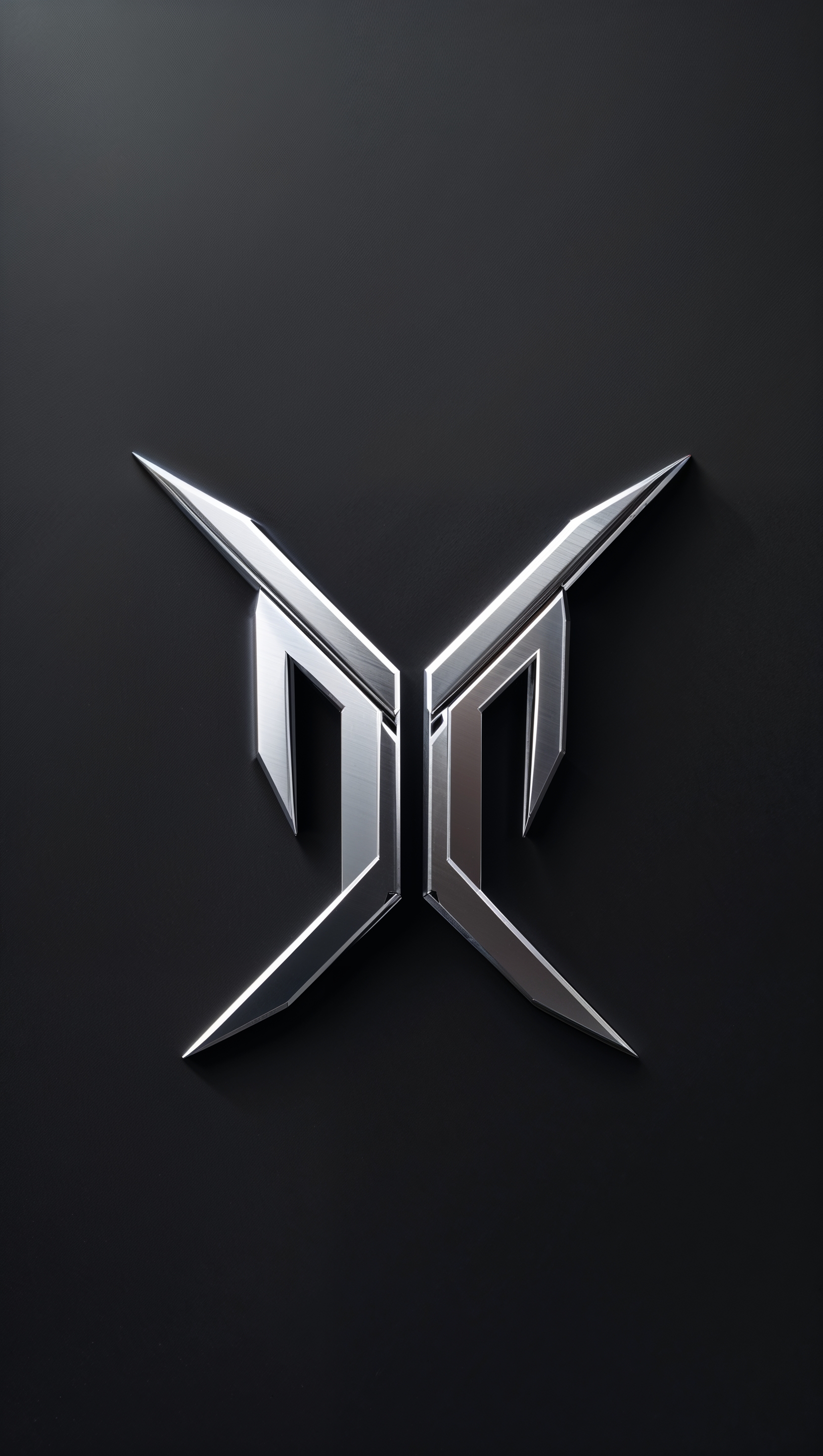 Kali logo centered with matte black background