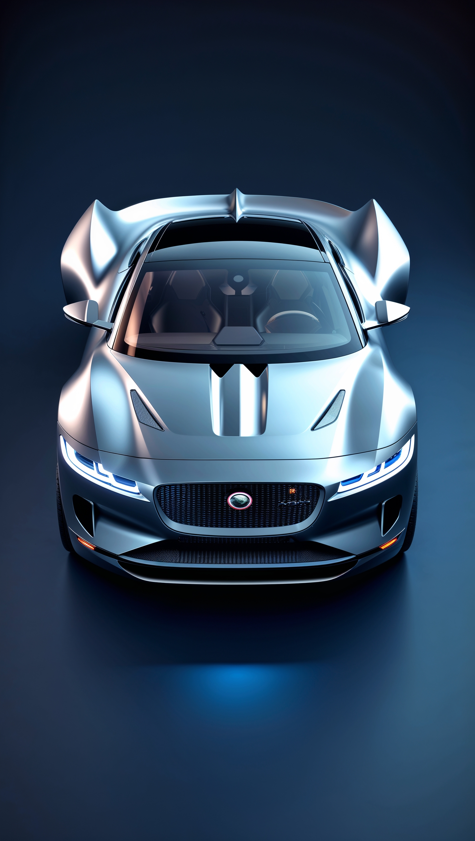 Futuristic electric Jaguar concept design