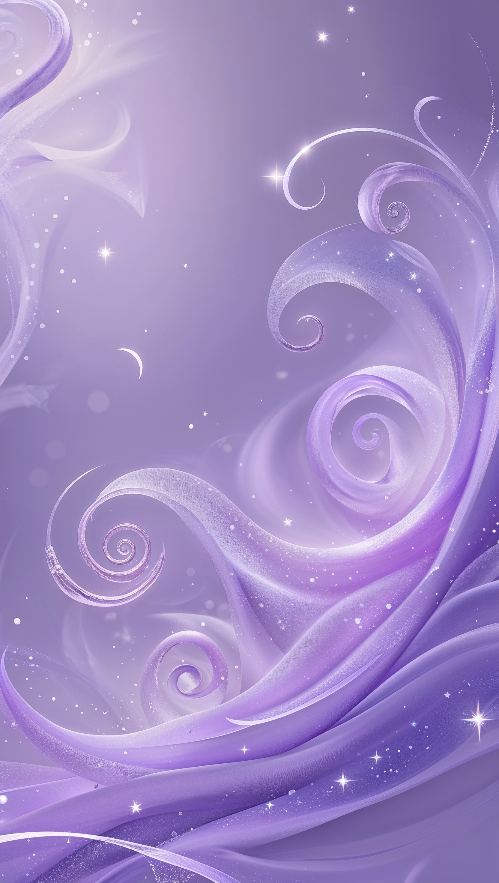 fantasy style lavender wallpaper for iPhone