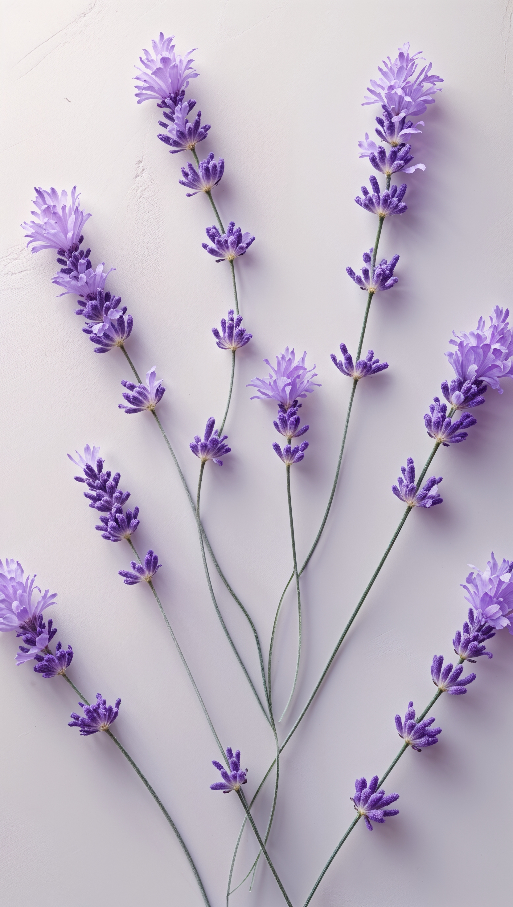 simple design iPhone wallpaper with lavender flowers