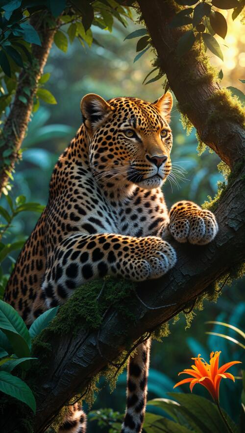 Leopard iPhone Wallpaper