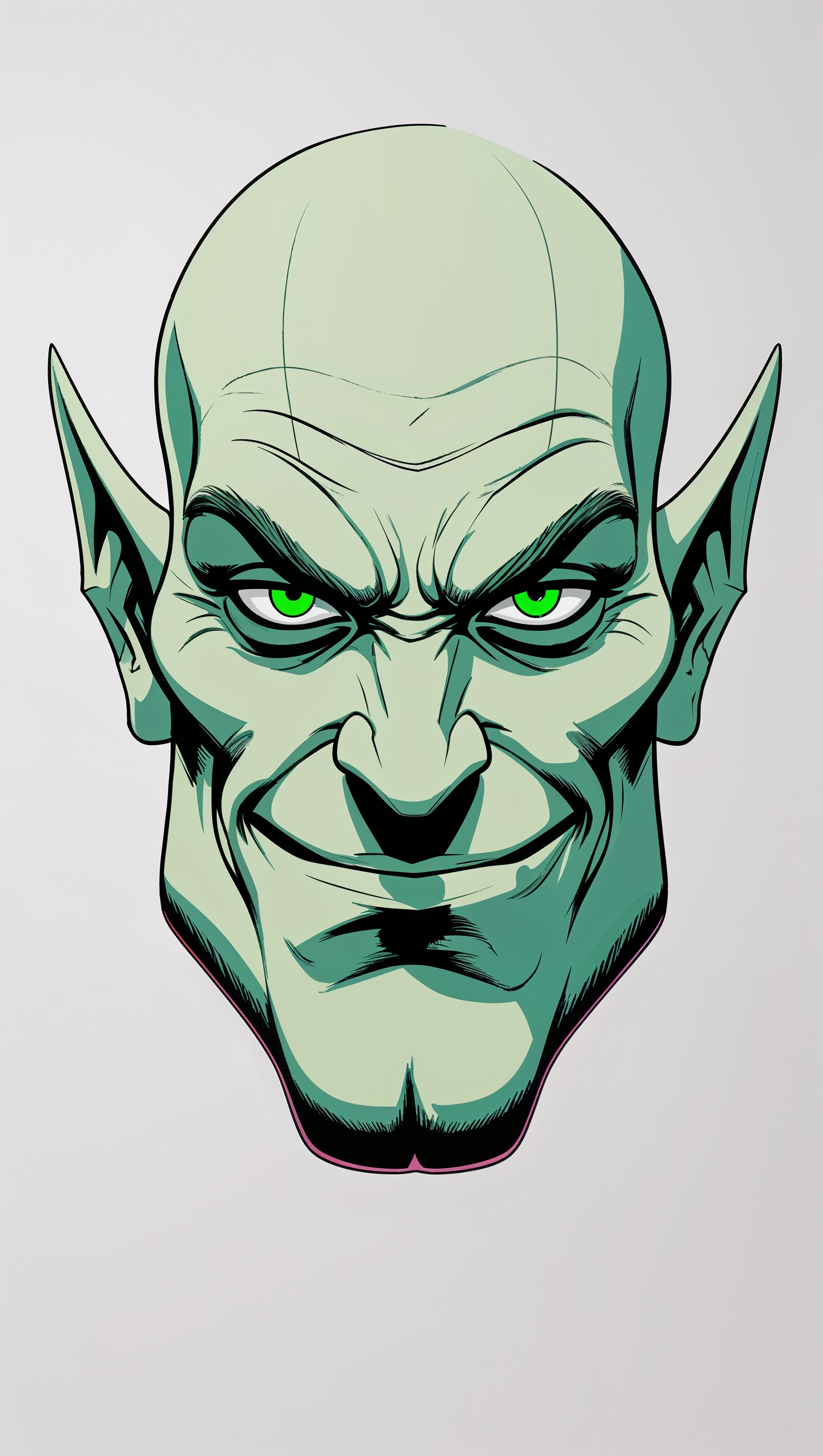 Simple 2D face of Loki