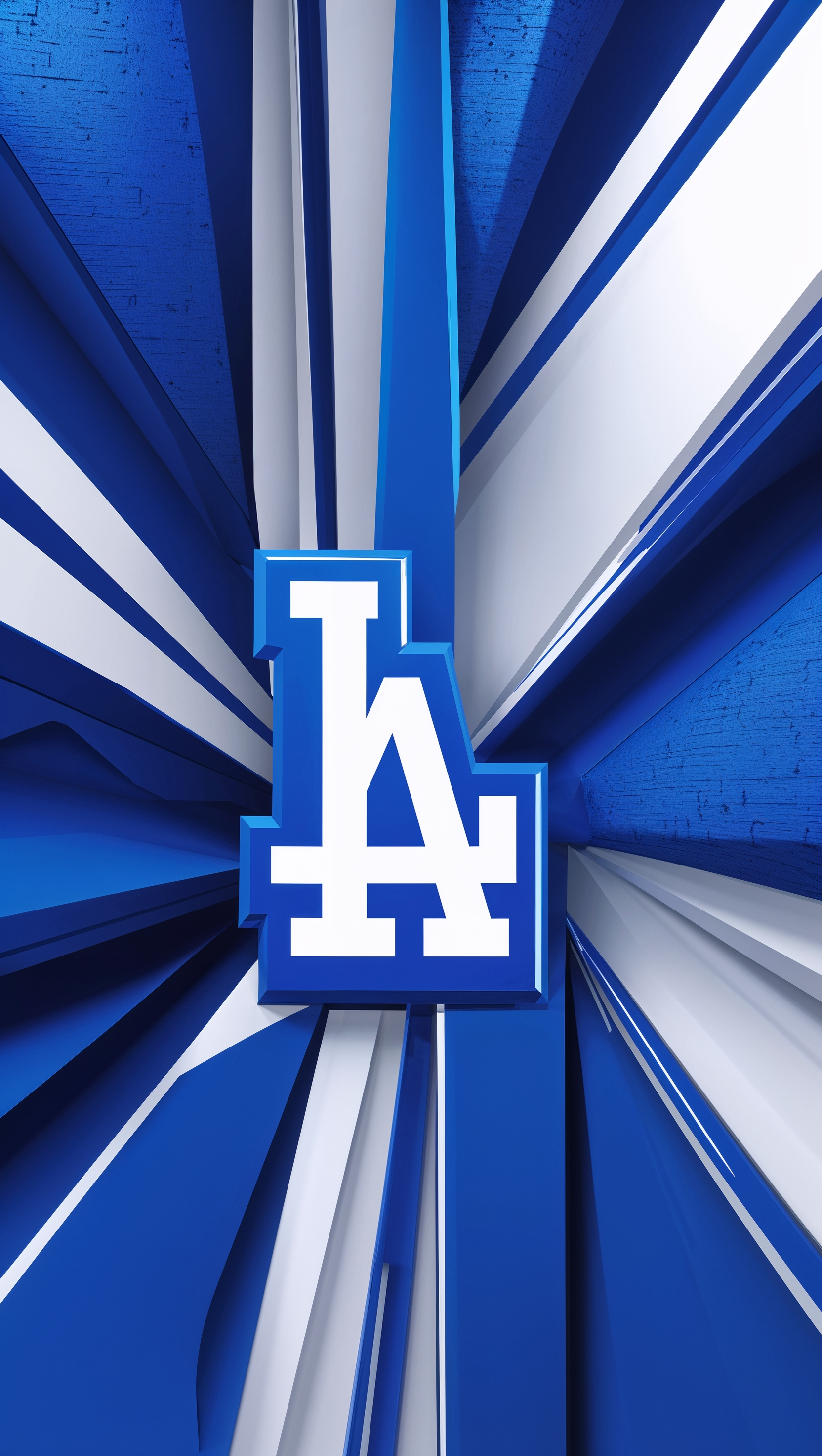 Modern style iPhone wallpaper with Los Angeles Dodgers colors