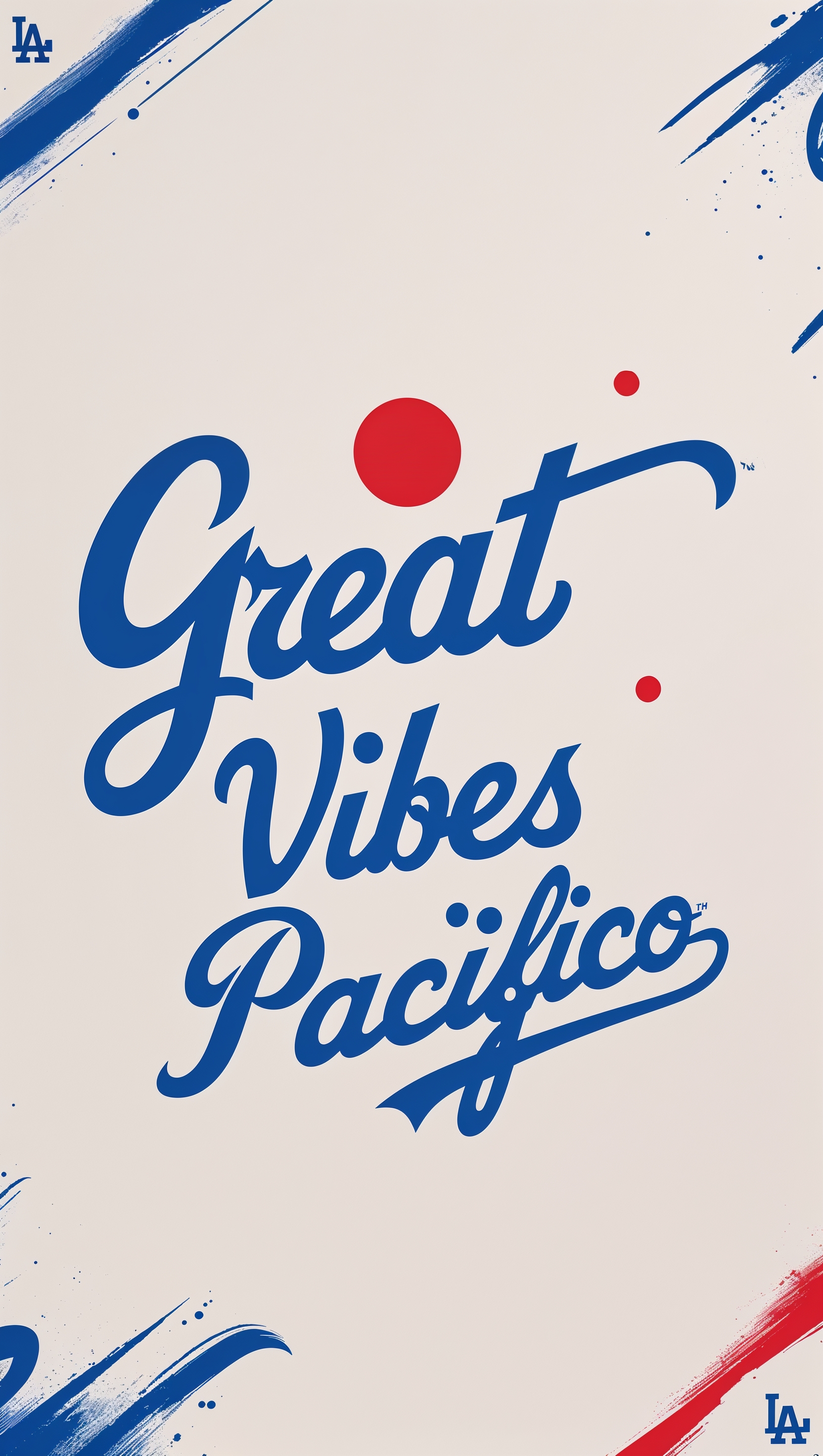 iPhone wallpaper with inspirational text and Dodgers logo