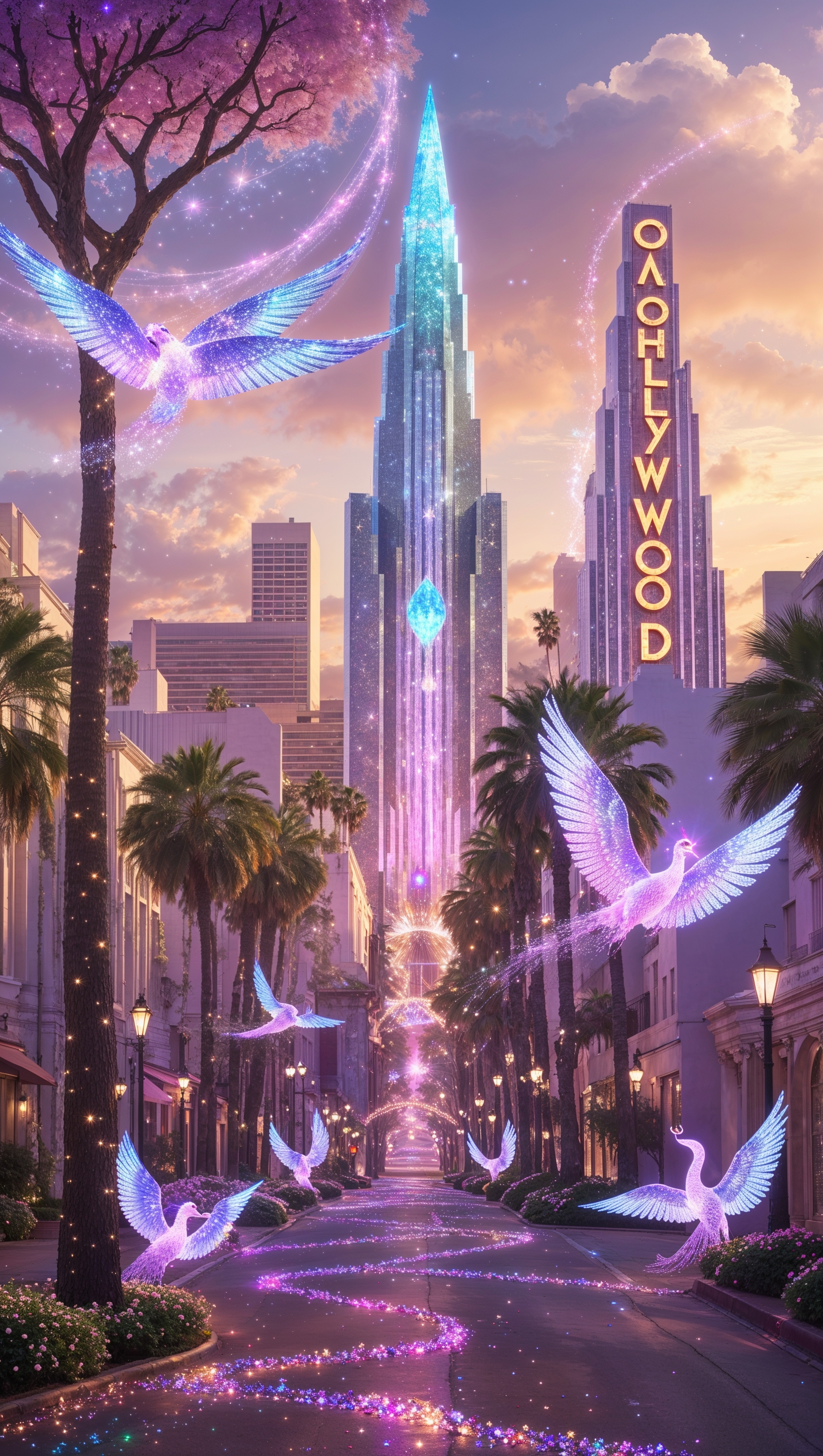 Los Angeles as a fantasy world city