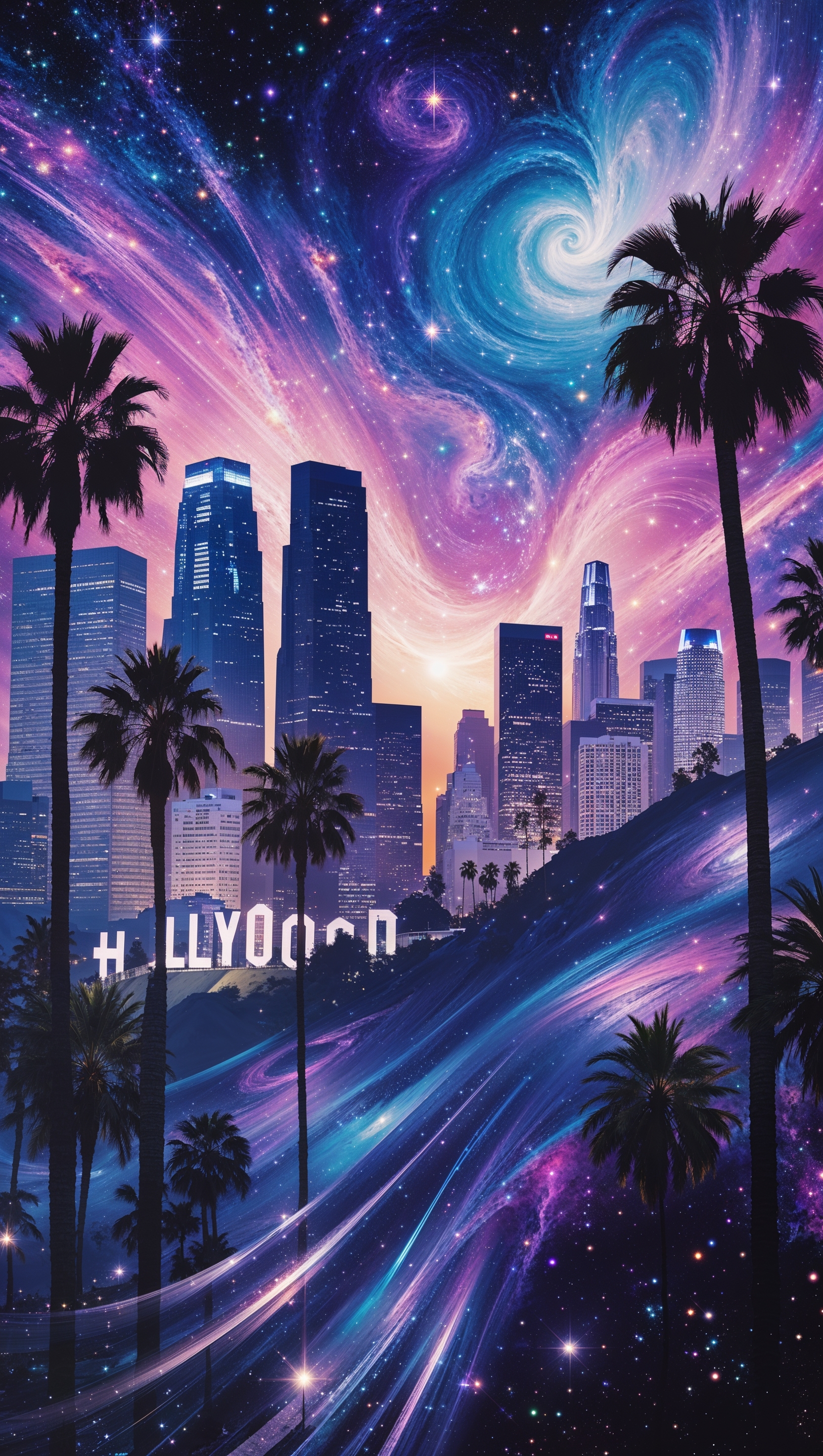Los Angeles merged with galaxies