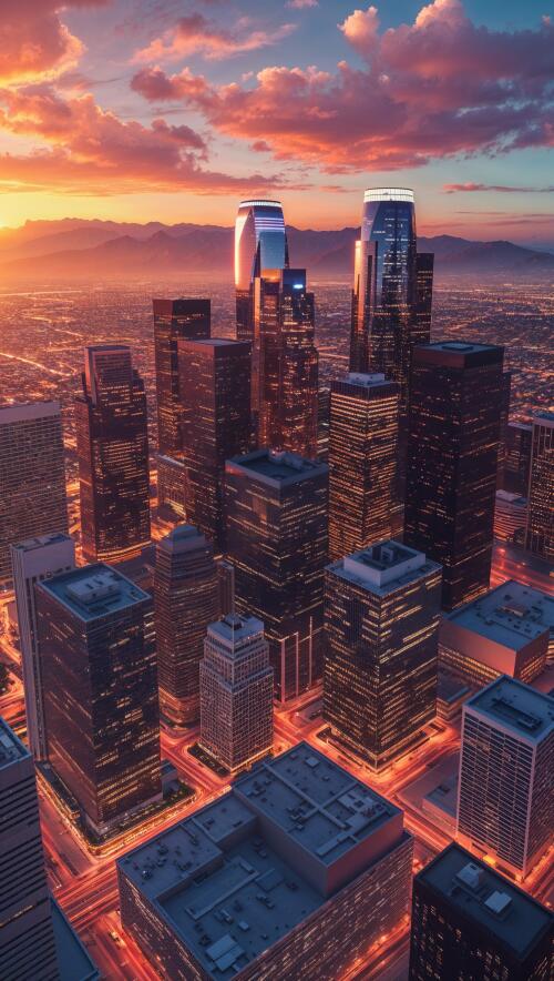 Los Angeles iPhone Wallpaper 4K