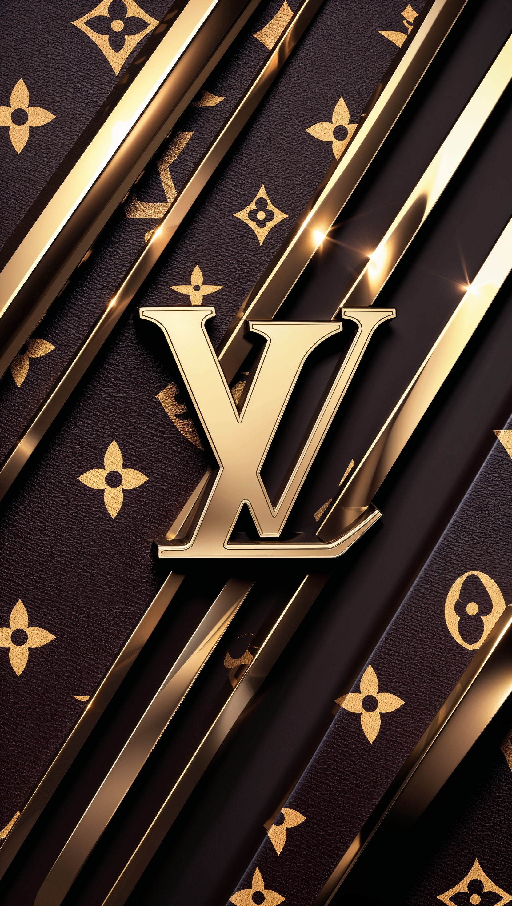 iPhone background inspired by Louis Vuitton fashion runways