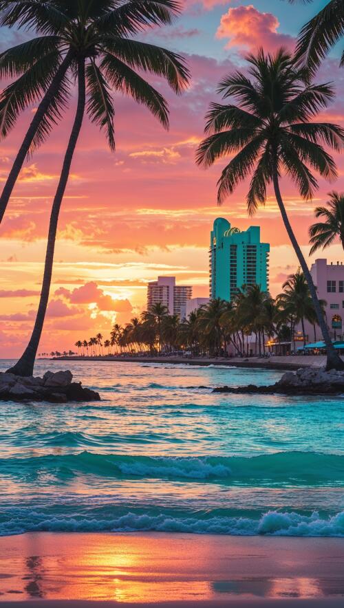 Miami wallpaper iphone