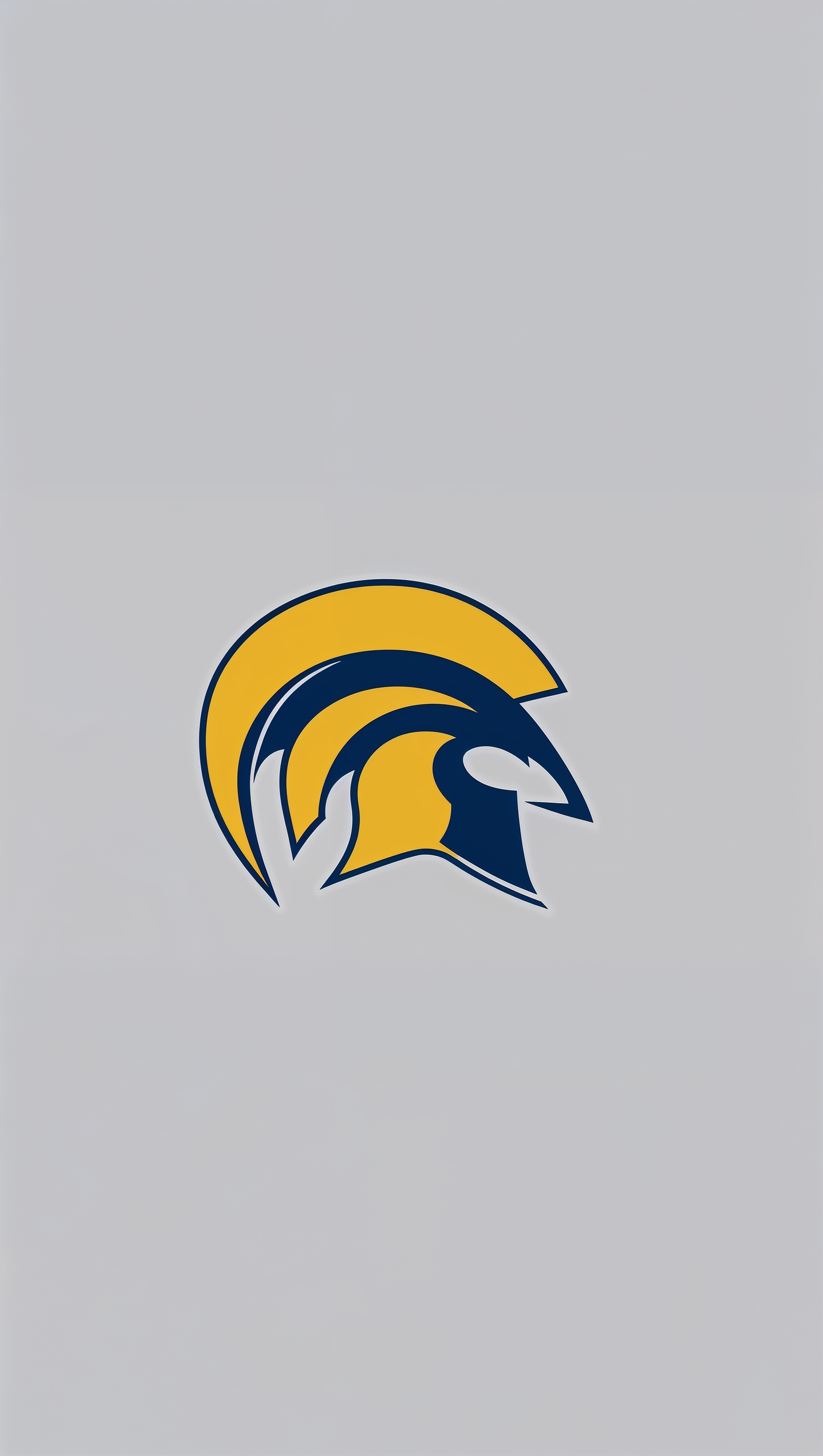 An iPhone wallpaper with a minimalist design featuring Michigan football logo