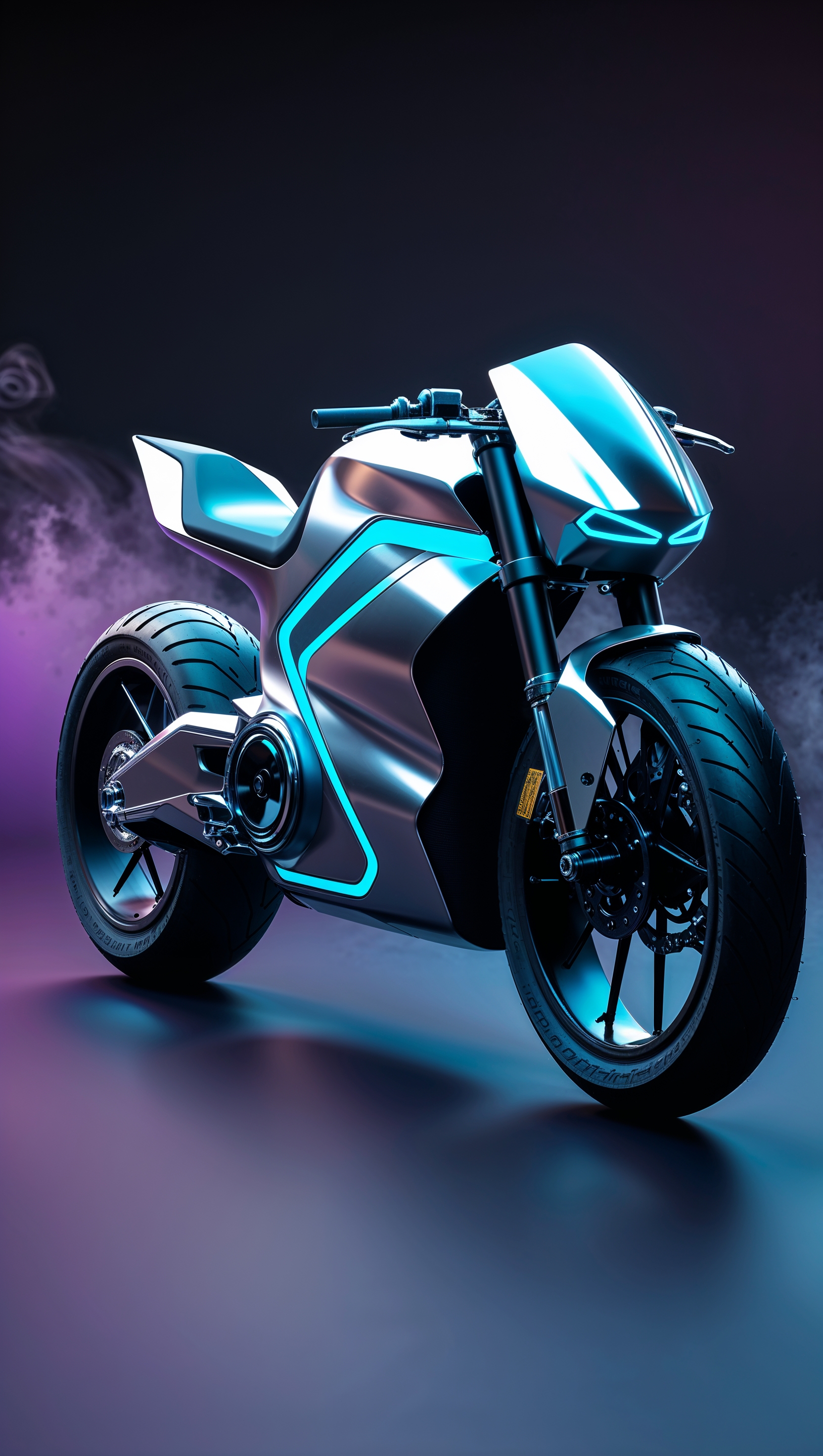 Concept motorcycle with futuristic design