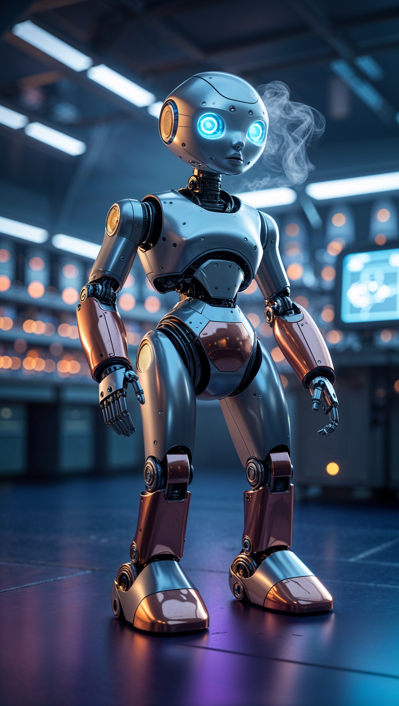 Create an image of a robot in a science fiction movie