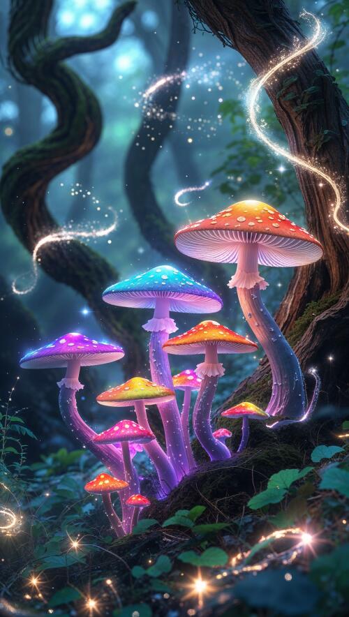 Mushroom iPhone Wallpaper
