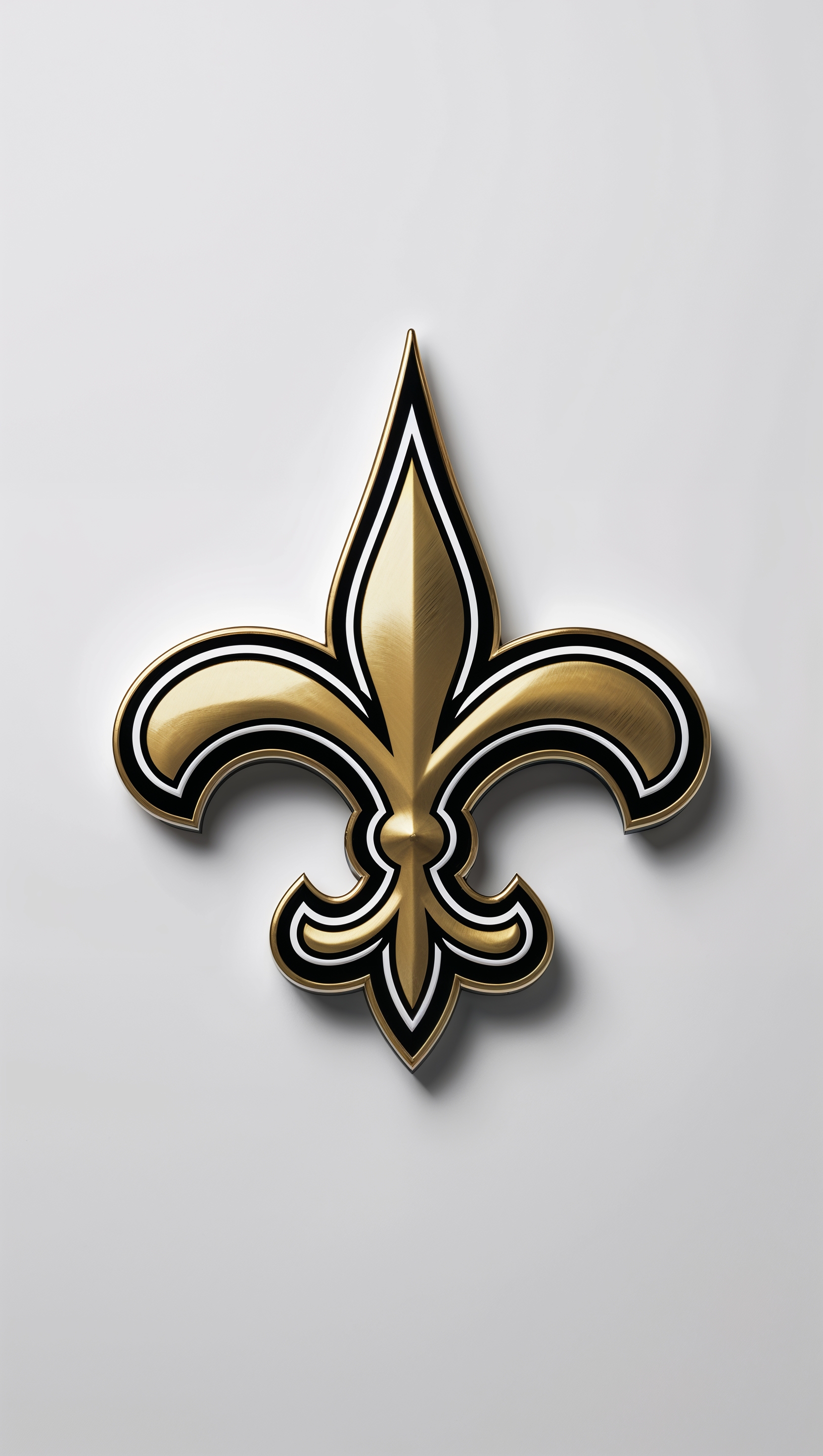 Modern design of New Orleans Saints logo on white background