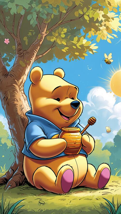 Pooh wallpaper iphone