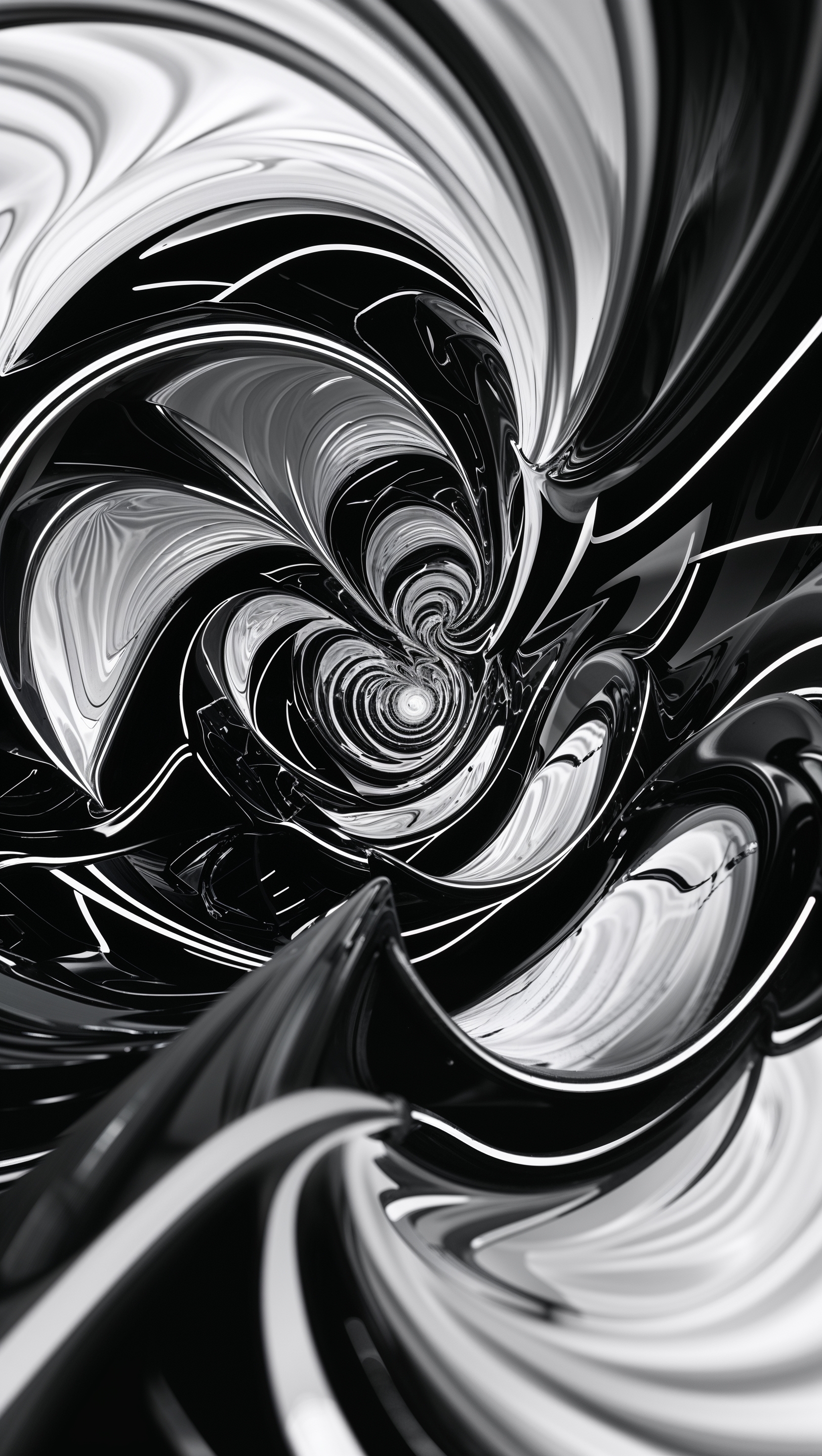 iPhone wallpaper with sick effects and black & white background