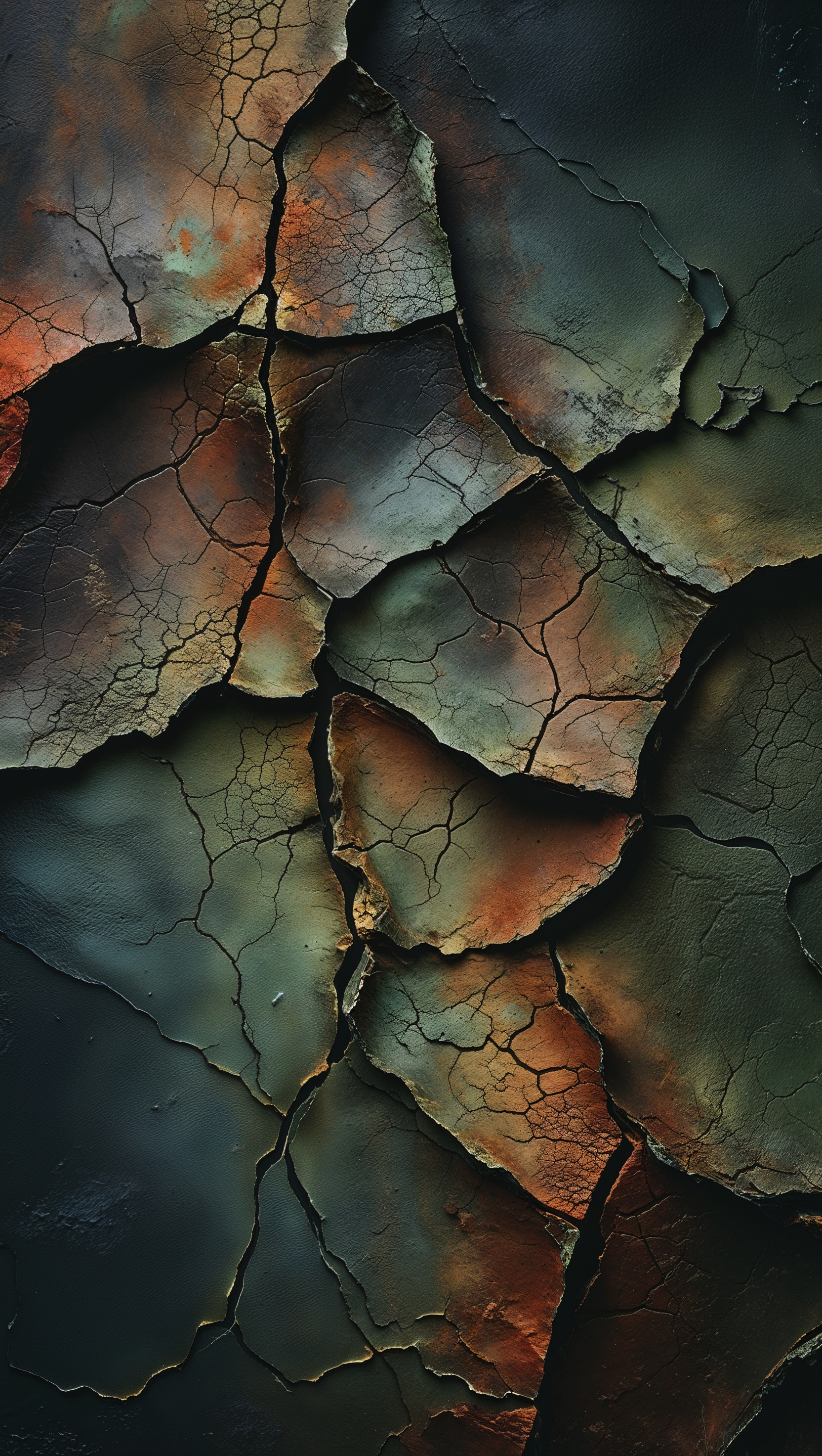 iPhone wallpaper design with eroded and sick textures
