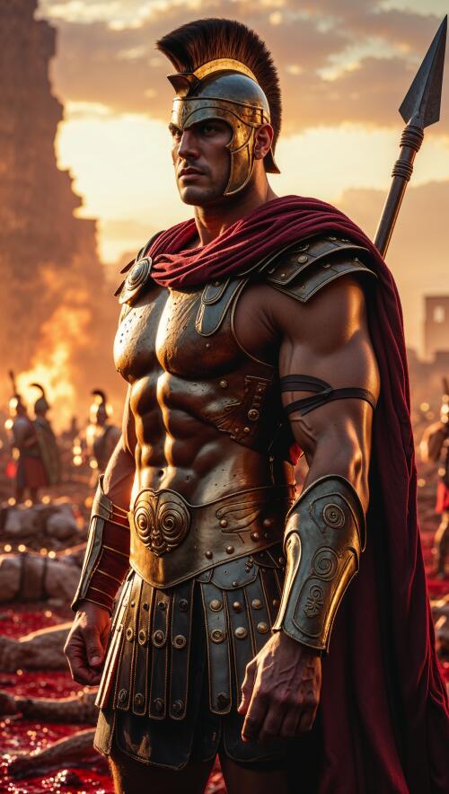 Epic Spartan iPhone Wallpaper