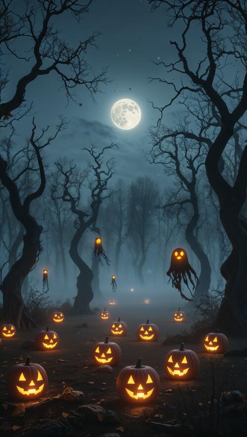 Spooky Season iPhone Wallpaper