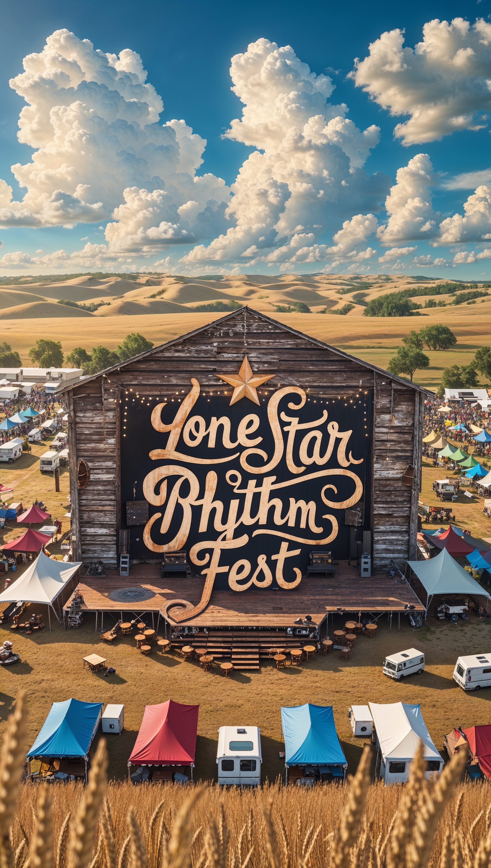 Country music festival in Texas