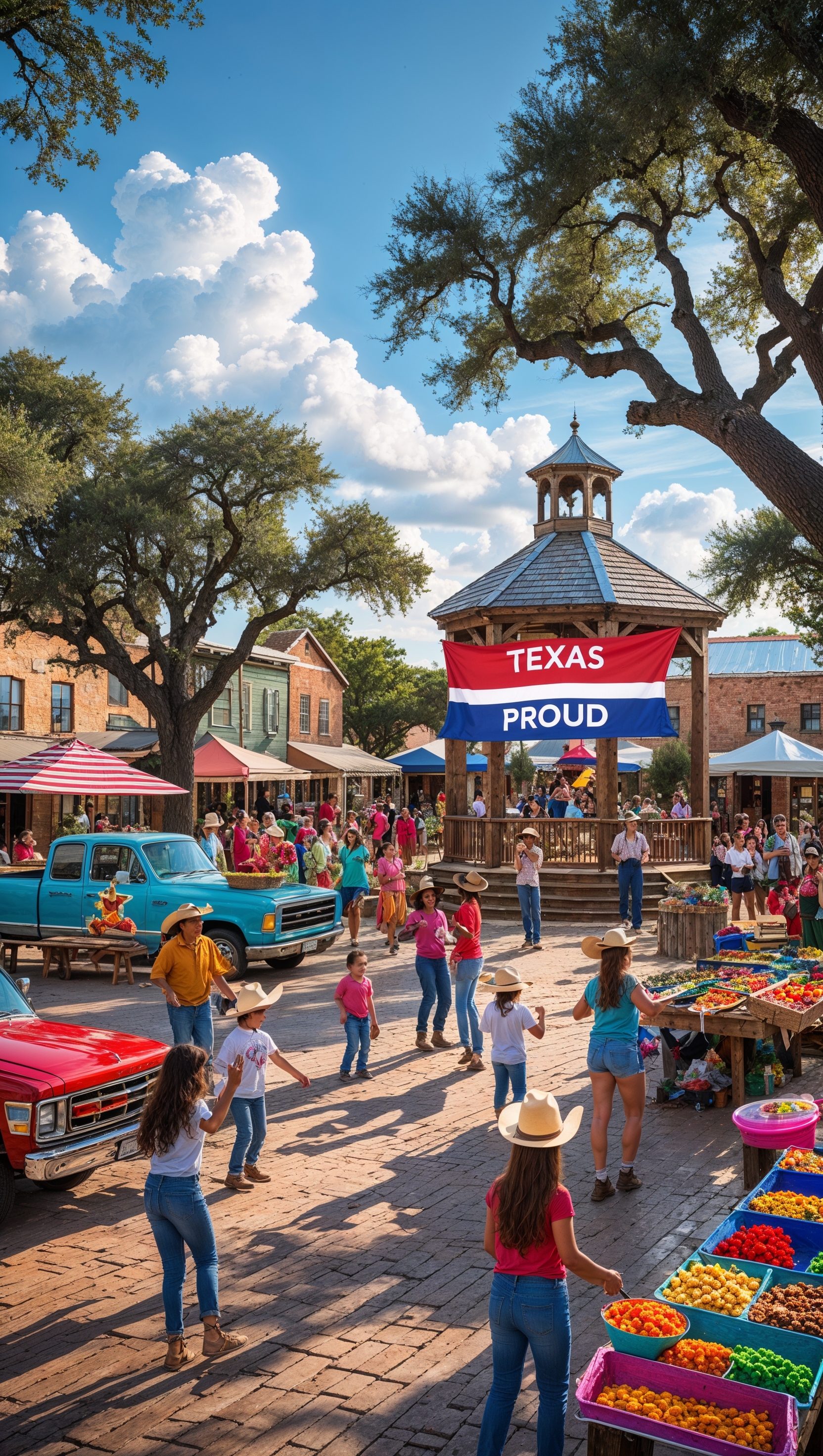 Local festival in a Texas village