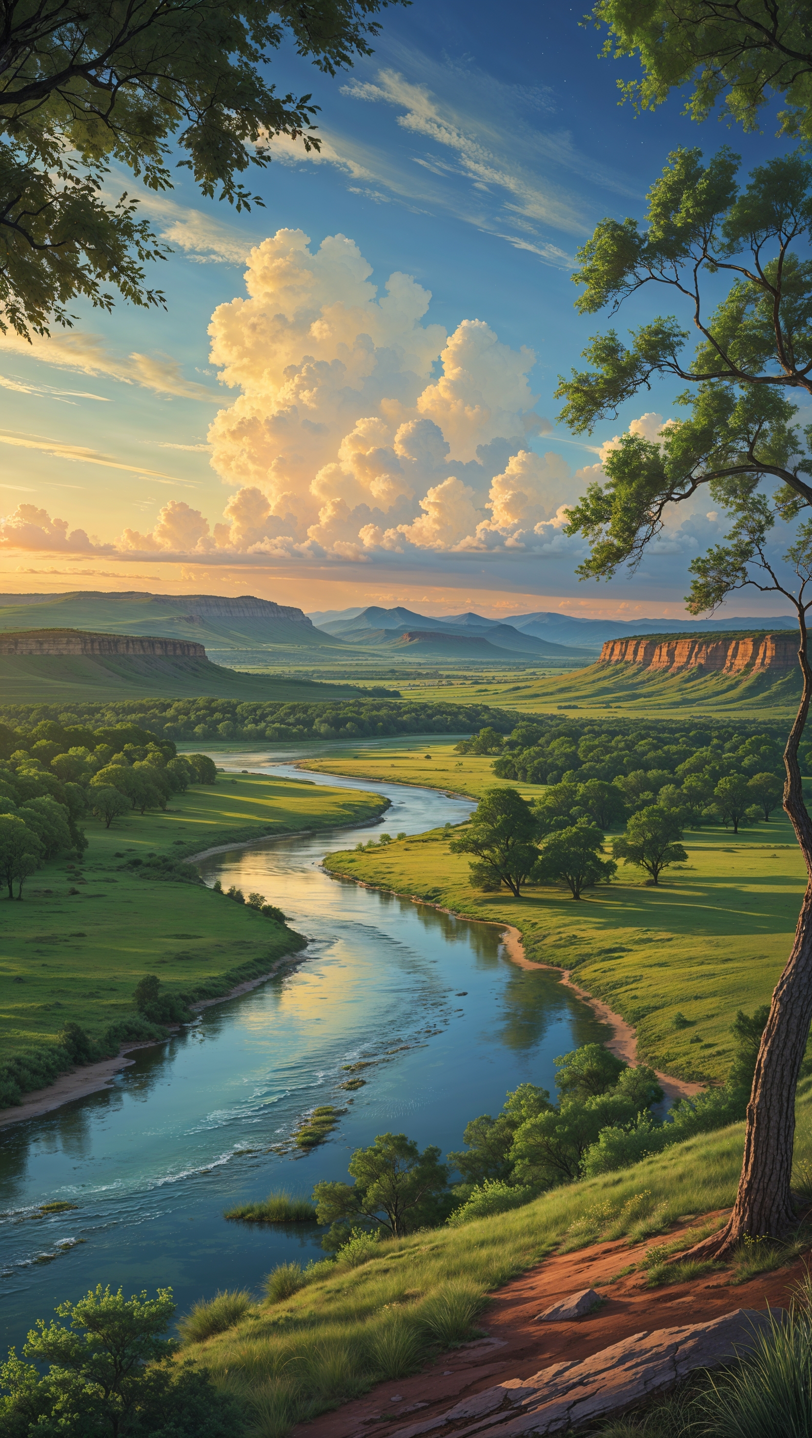 Untouched nature and national parks of Texas