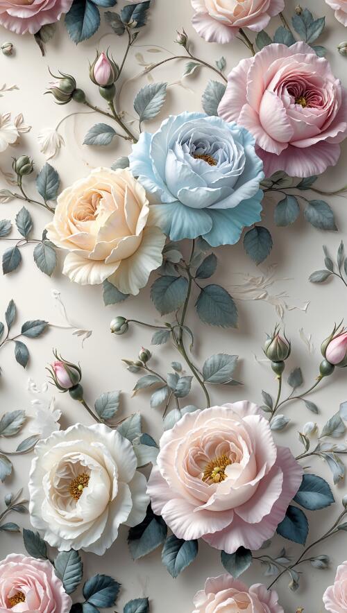 Vintage Flower iphone wallpaper