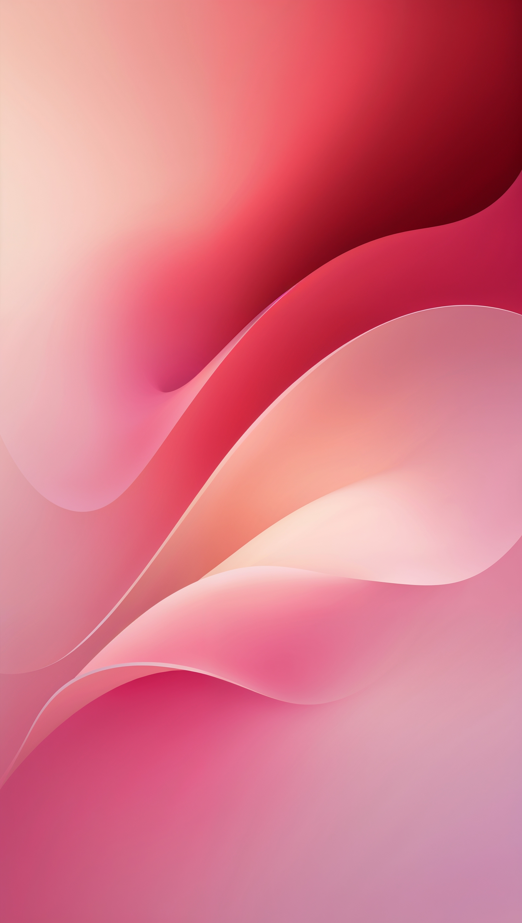 Romantic gradient red to pink background iPhone wallpaper